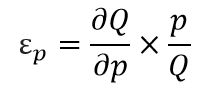 Preiselastizität Formel